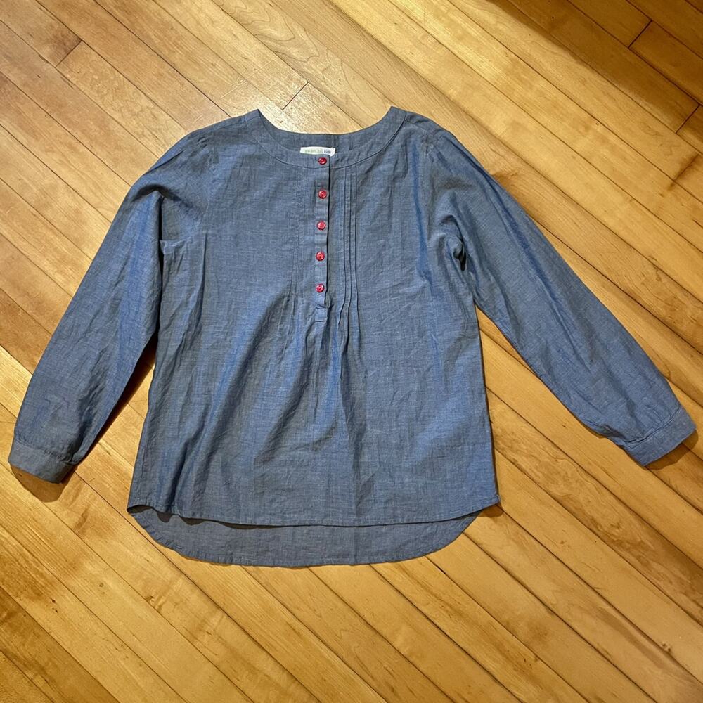 Garnet Hill Blue Chambray Tunic